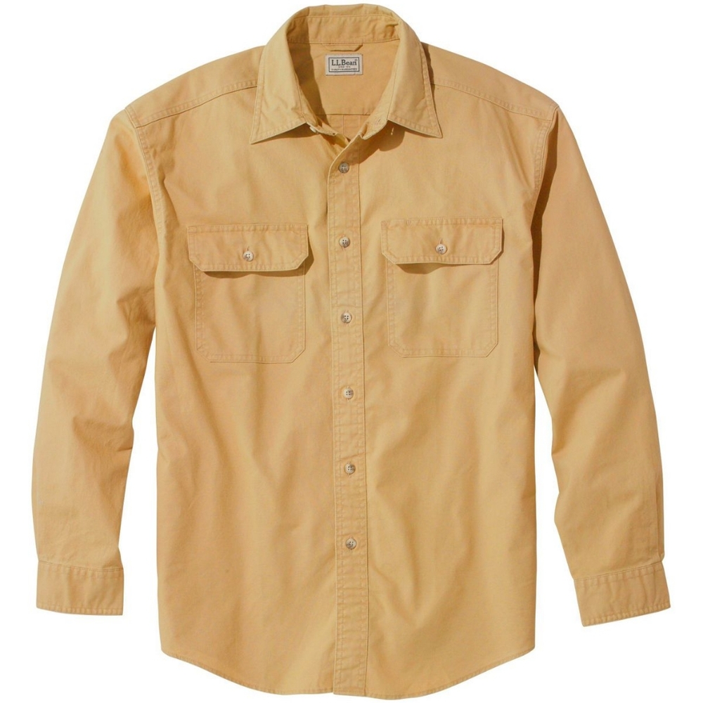 Men's Sunwashed Canvas Shirt, Traditional Fit